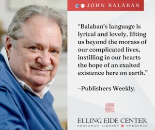 We are excited to announce that award-winning Author and Professor Emeritus John Balaban is coming to Sarasota, FL to speak at the Elling Eide Center on Thursday, September 8 starting at 11am. John will describe how two kinds of Vietnamese poetry, a native oral tradition and a written tradition influenced by Chinese poetry, have influenced Vietnamese culture. 

A small reception with mimosas and light breakfast fare will follow this lecture. The first 30 folks to register, will receive a free book! Sign Up Today! www.ellingoeide.org or through Eventbrite!

*Pre-registration is required; no tickets available at the door.

#EllingEide #Sarasota #Florida #Culture #Research #Preserve #Education #Author #JohnBalaban #Lecture #China #Vietnamese #Poetry #Poem #Poet

@visitsarasotacounty @srqartsalliance
@ncstatechass